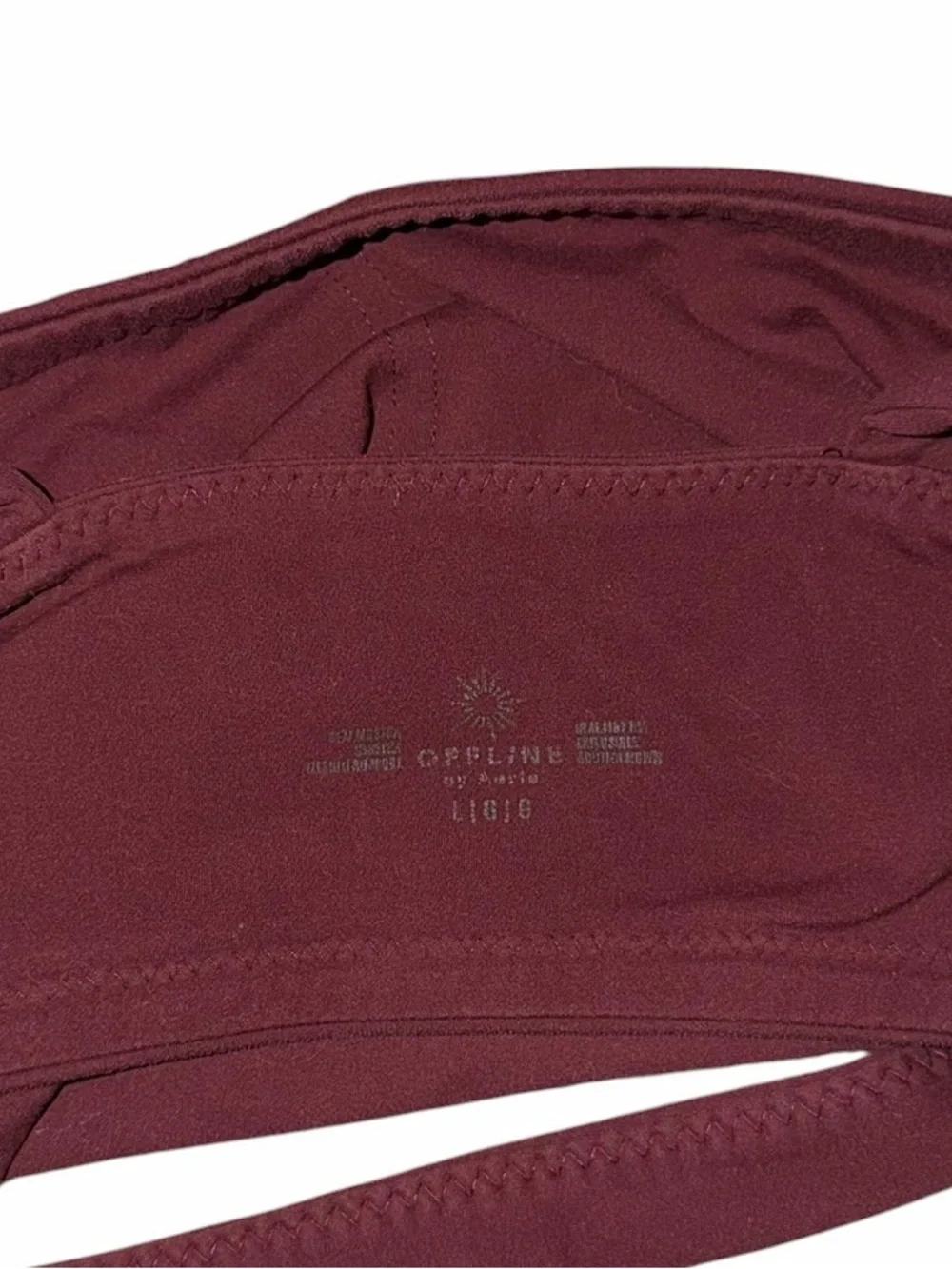 OFFLINE by Aerie Square Neck Strappy Sports Bra - Size Large